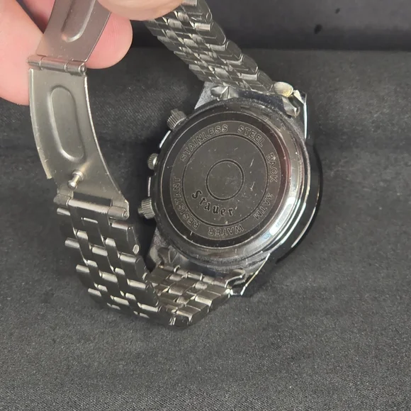 Stauer Jet Setter men's Chronograph Stainless Steel Date - Picture 5 of 5